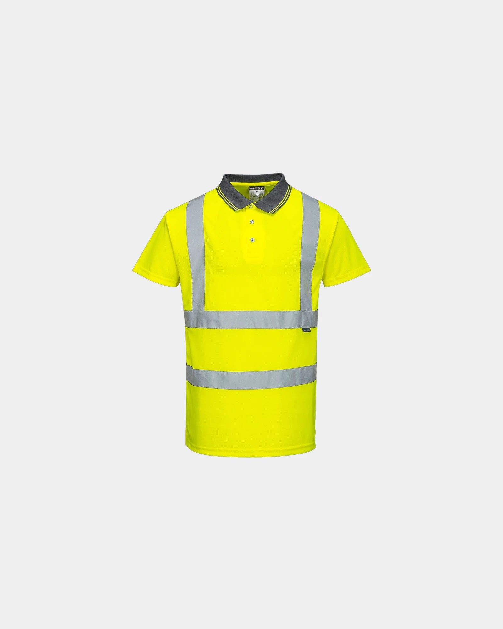 Polo alta visibilità poliestere 175 g/m² da personalizzare - Giallo